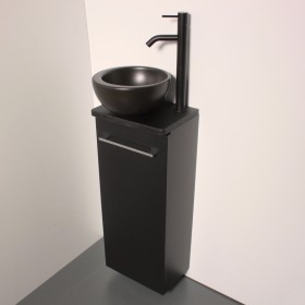 Lave-mains Uno Long Bol noir