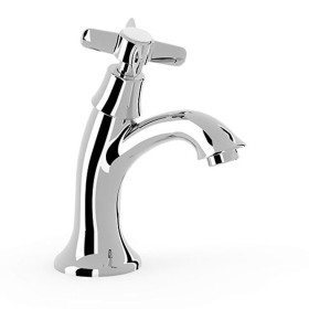 robinet eau froide pour lave mains design vintage chromé