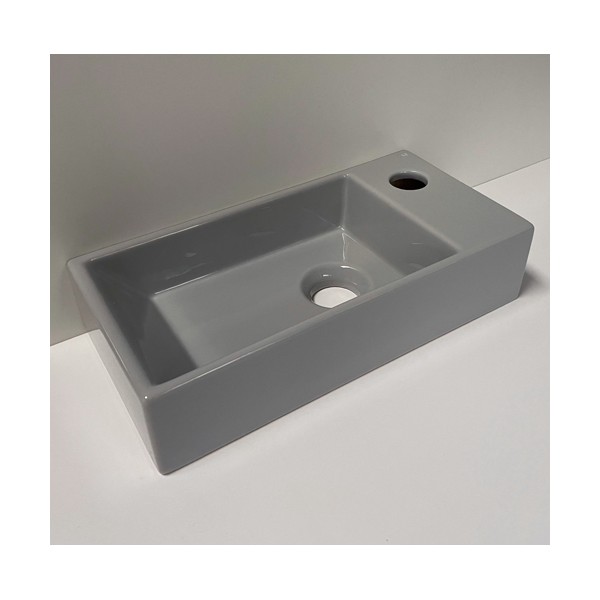 Lave-mains Léo Gris Agate