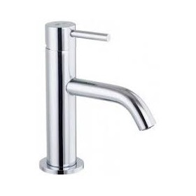 Robinet eau chaude et eau froide pour wc avec bec courbe