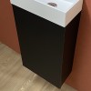 Meuble Myla noir pour Lave-mains Myla
