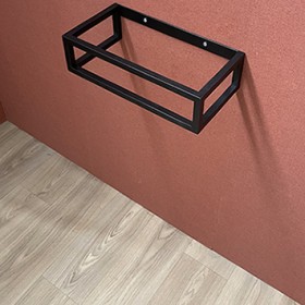 Structure courte Myla noir pour Lave-mains Myla