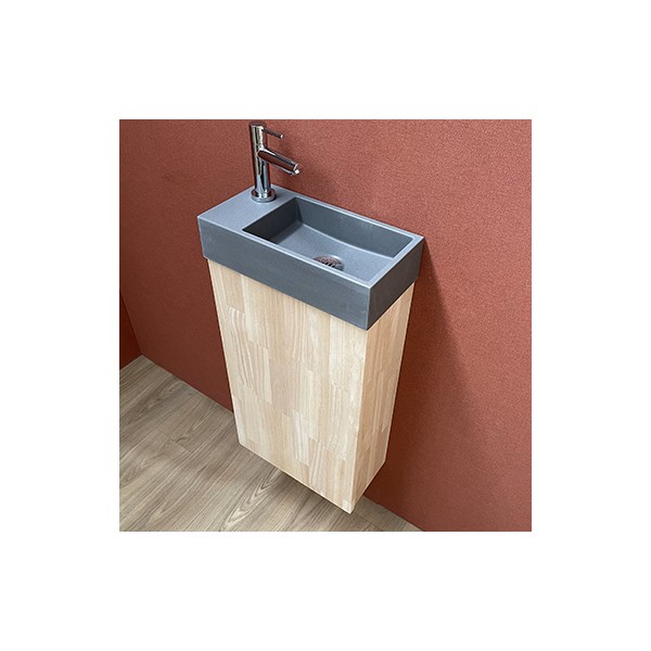 Meuble Myla hévéa pour Lave-mains Myla