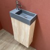Meuble Myla hévéa pour Lave-mains Myla