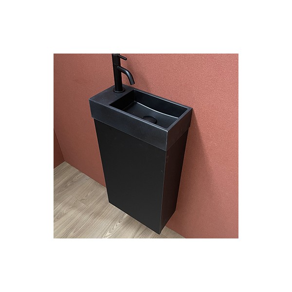 Meuble Myla noir pour Lave-mains Myla