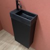 Meuble Myla noir pour Lave-mains Myla