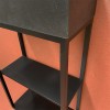 Structure Longue Myla noir pour Lave-mains Myla