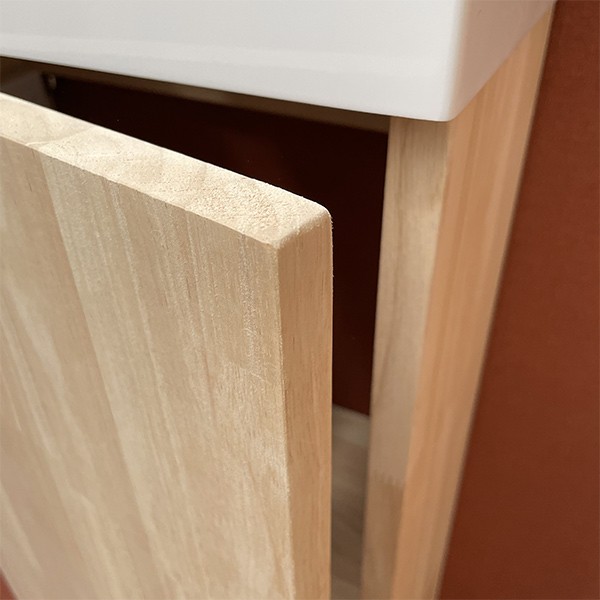 Pack meuble Lave mains Myla hévéa