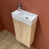 Pack meuble Lave mains Myla hévéa