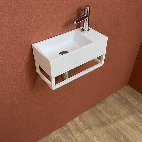 Pack Lave mains Myla blanc avec structure