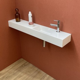 Lave mains Vinty 120 - Angle à gauche