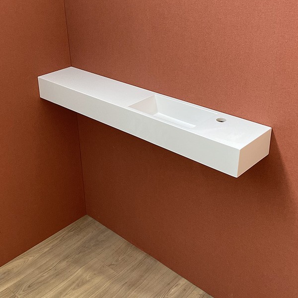 Lave mains Vinty 120 - Angle à gauche