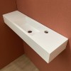 Lave mains Vinty sur mesure de 60 à 119 cm - Angle à gauche