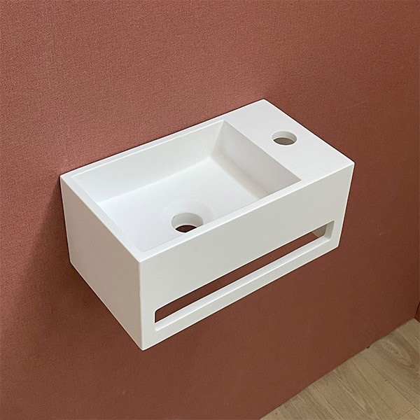 Lave-mains Izis blanc mat