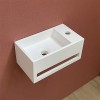 Lave-mains Izis blanc mat