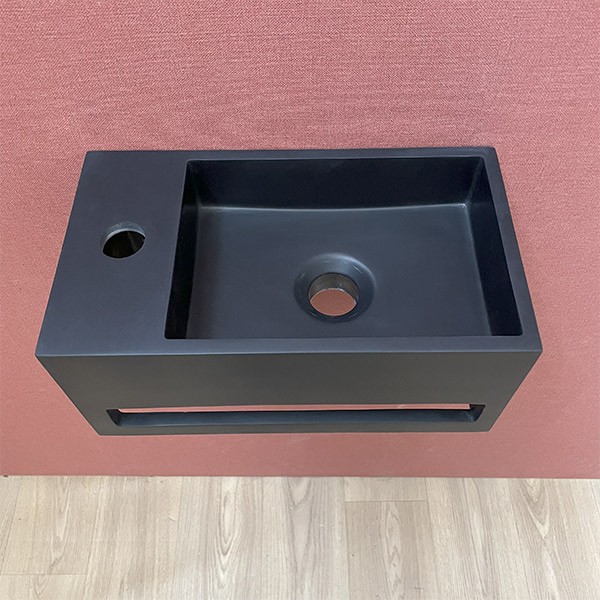 Lave-mains Izis noir mat