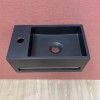 Lave-mains Izis noir mat