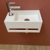 Pack lave-mains Izis blanc mat