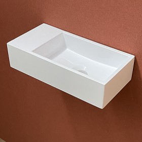 Lave-mains Myla blanc brillant