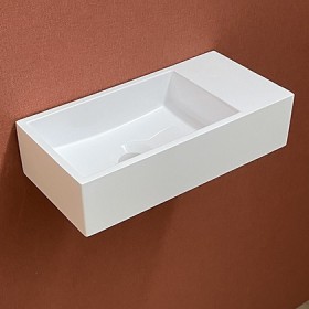 Lave-mains Myla blanc brillant