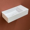 Lave-mains Myla blanc brillant