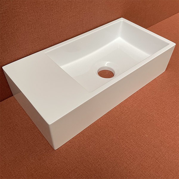 Lave-mains Myla blanc brillant