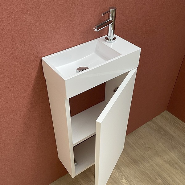 Pack meuble Lave mains Myla blanc