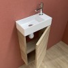 Pack meuble Lave mains Myla chêne halifax