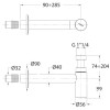 Siphon Design PVC blanc
