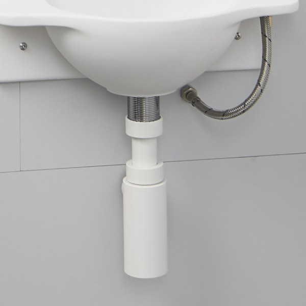Siphon Design PVC blanc