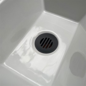 Bonde Grille à écoulement libre noir mat