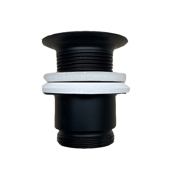 Bonde Grille à écoulement libre noir mat