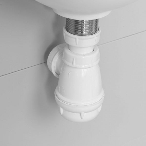 Siphon PVC pour lave-mains