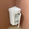 Pack meuble Lave-mains d'angle Komet blanc