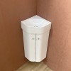 Pack meuble Lave-mains d'angle Komet blanc