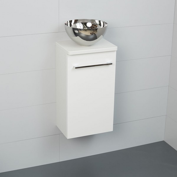 Lave-mains Uno Court Bol Inox