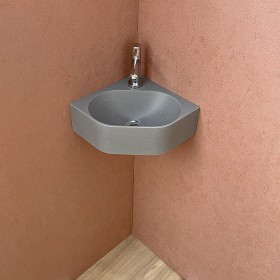 Pack lave-mains d'angle Komet gris