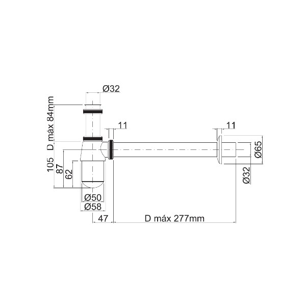 Siphon bouteille Noir Mat
