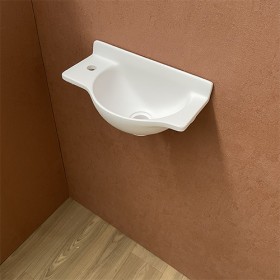 Lave-mains Mikro Gauche blanc