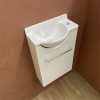 Meuble Court blanc Lave-mains Mikro Droit