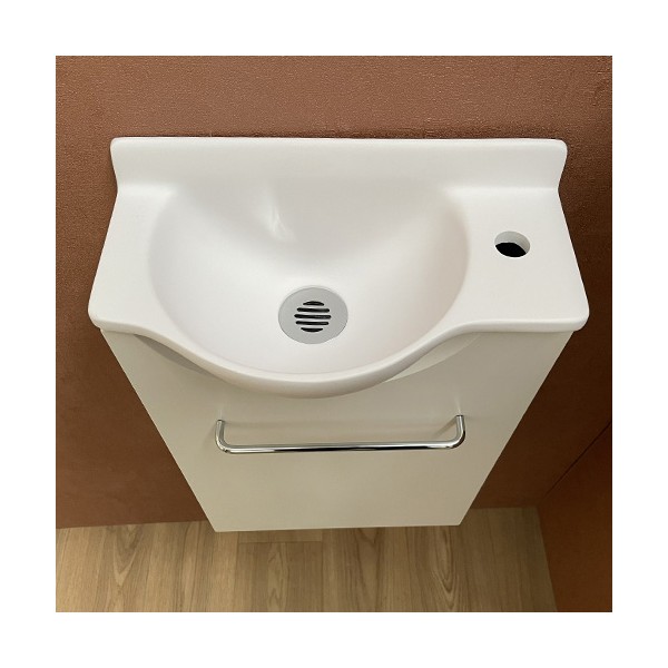 Meuble Court blanc Lave-mains Mikro Droit