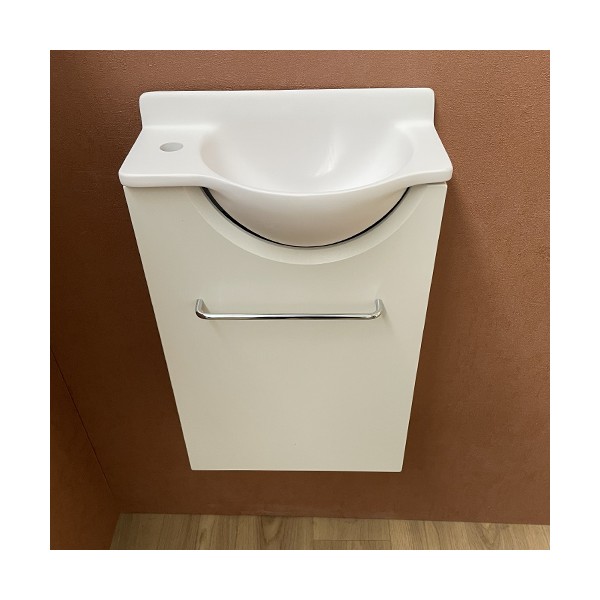 Meuble Court blanc Lave-mains Mikro Gauche
