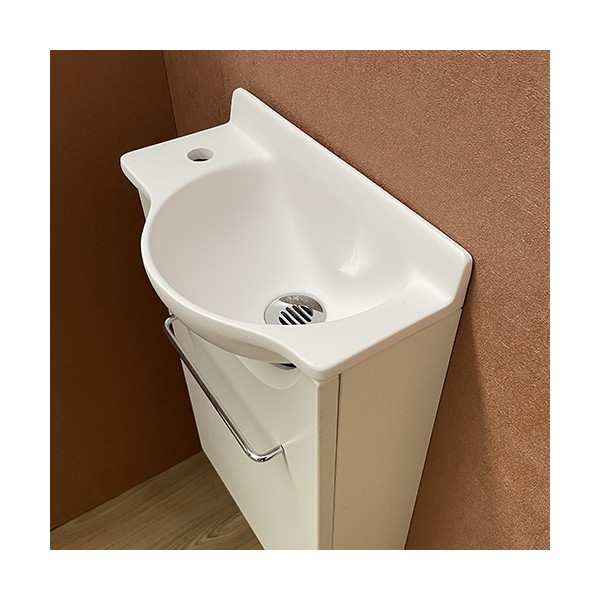 Meuble Court blanc Lave-mains Mikro Gauche