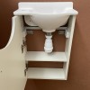 Meuble Court blanc Lave-mains Mikro Gauche