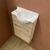 Meuble Court chêne Lave-mains Mikro Gauche