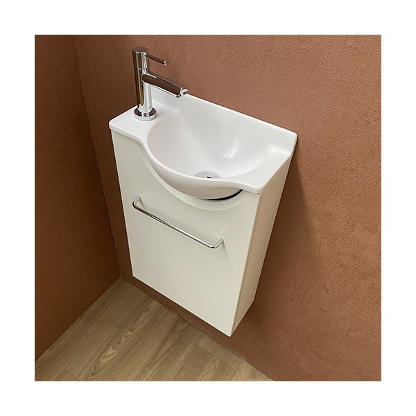 Pack Meuble Court Lave-mains Mikro Gauche