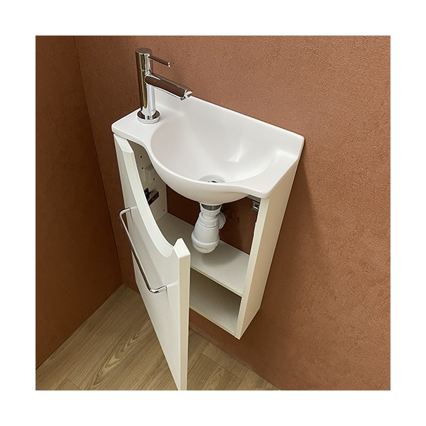 Pack Meuble Court Lave-mains Mikro Gauche