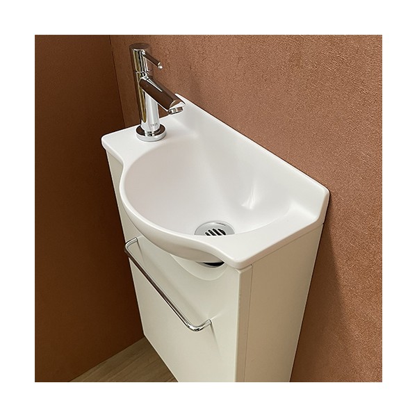 Pack Meuble Court Lave-mains Mikro Gauche