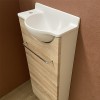 Meuble Long chêne Lave-mains Mikro Gauche