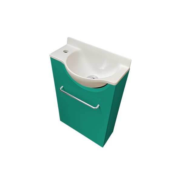 Meuble Court couleur RAL Lave-mains Mikro Gauche